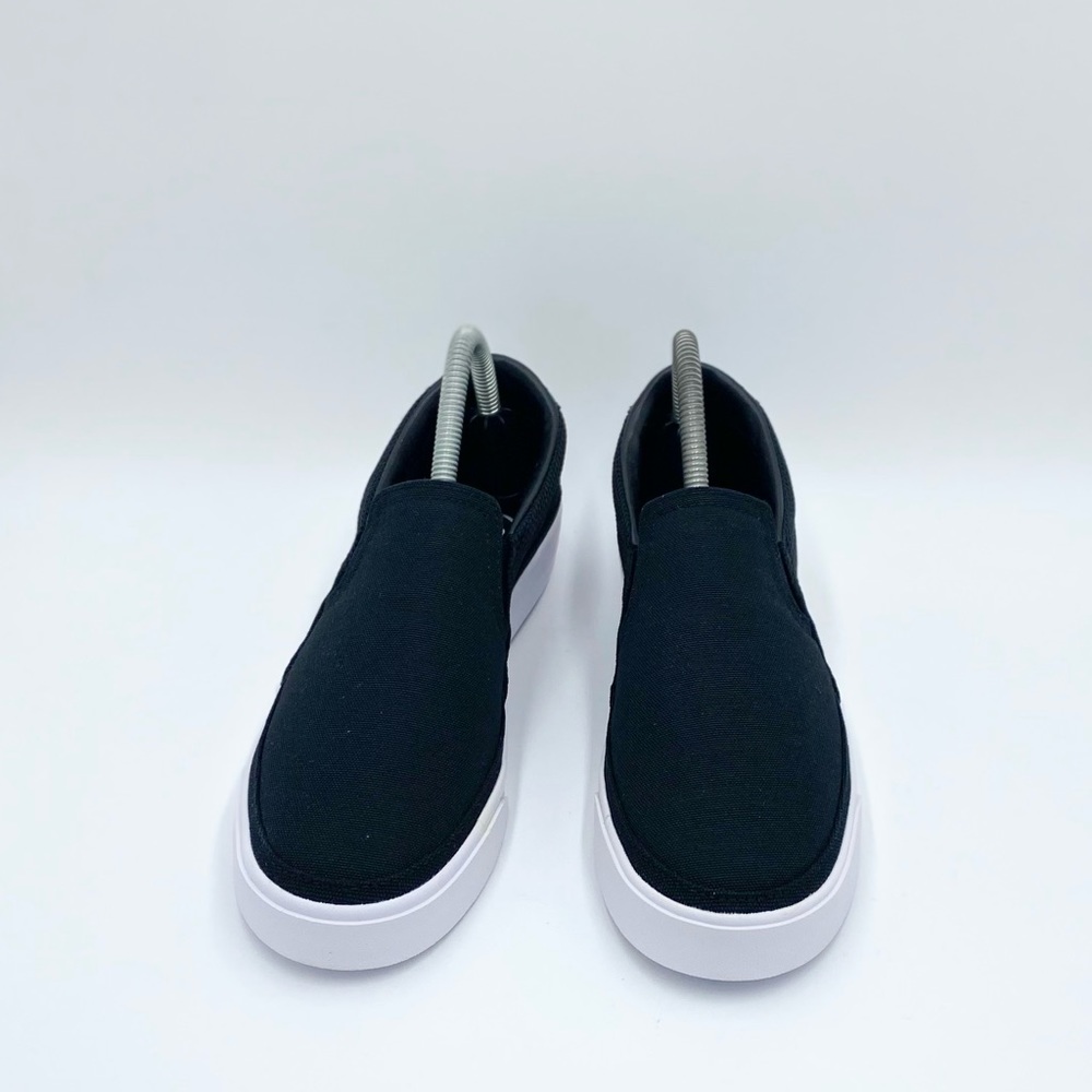 Nike Court Legacy Slip-On Black & White Casual Shoes CW6540-002 Women's - Picture 2 of 7